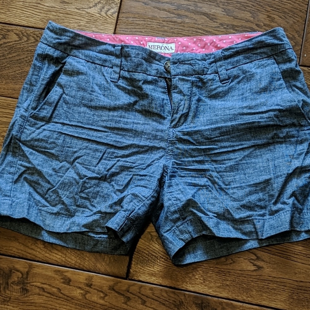 Merona chambray shorts size 2